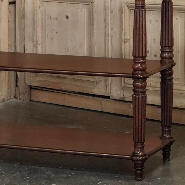 19th Century English Regency Mahogany Etagere Server ~ Console For Sale - Image 12 of 18
