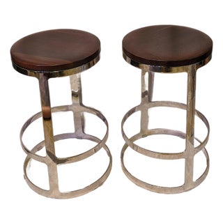 Bernhardt Aro Stools by Lievor Altherr - Set of 2 Counter Height For Sale