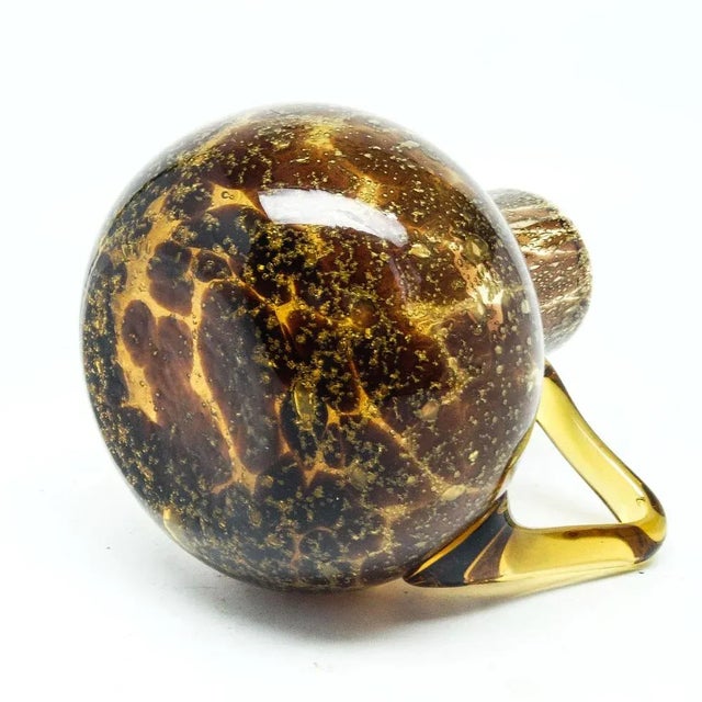 Brown Czechoslovakian Postmodern Jug, 1970s For Sale - Image 8 of 11