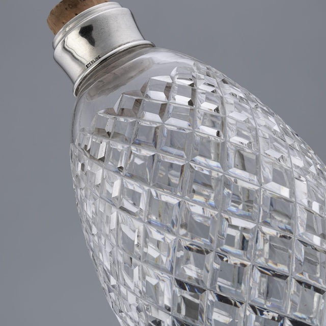 Vintage American Silver and Cut Glass Tantalus from Tiffany & Co, 1920, Set of 2 For Sale - Image 17 of 18