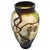 Chinese Peking Cameo Overlay Glass Vase With Bird and Pine Tree Motif, Frosted Art Glass For Sale - Image 9 of 13