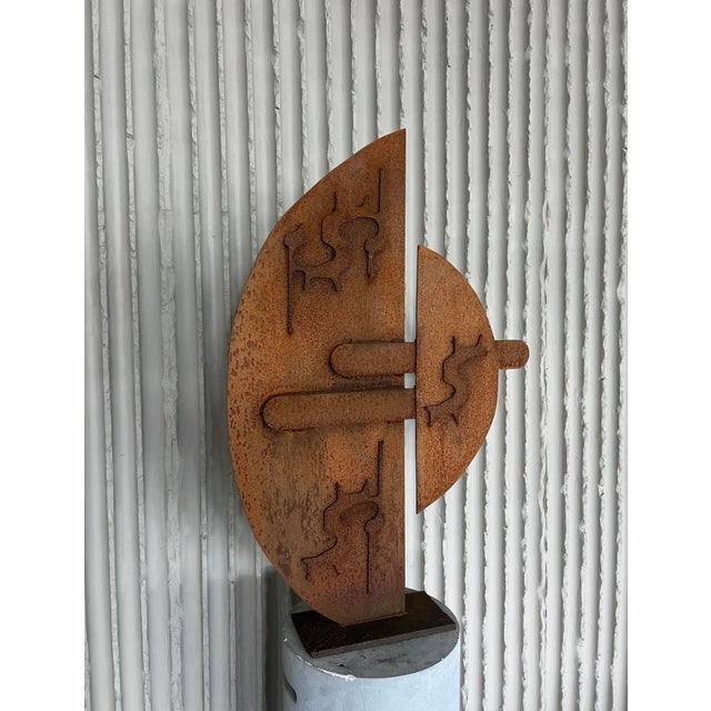 Dutch Artist, Abstract Sculpture, 1970s, Steel For Sale - Image 11 of 12