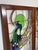 Vintage Stained Glass Peacock Window Panel For Sale - Image 4 of 6