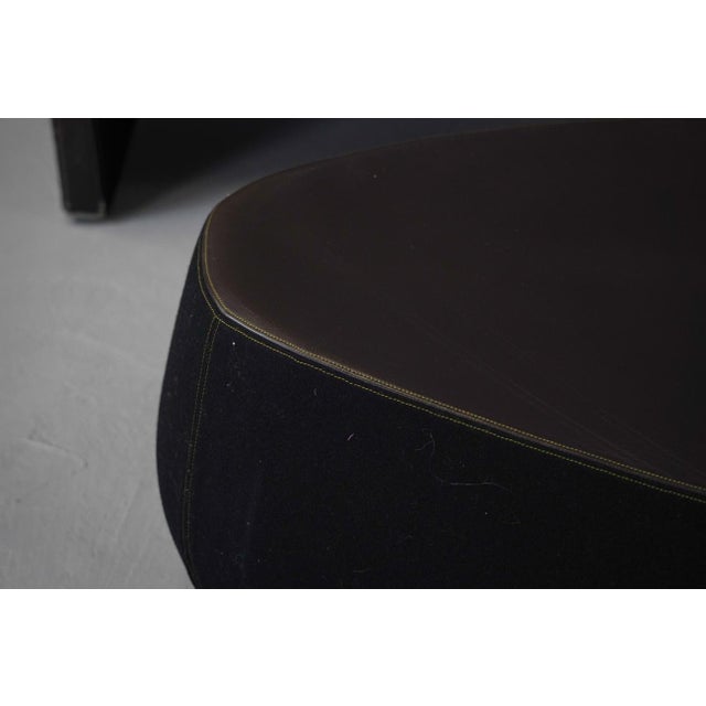 Malmo Lounge Chairs and Fjord Ottoman in Leather by Patricia Urquiola for Moroso, Italy, 2000s, Set of 3 For Sale - Image 14 of 18