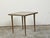 Brass Italian Midcentury Brass Coffee Table with Marble Top and Tapered Legs For Sale - Image 8 of 10