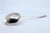 Plain Silver Soup Ladle with Embossed Handle For Sale - Image 5 of 11