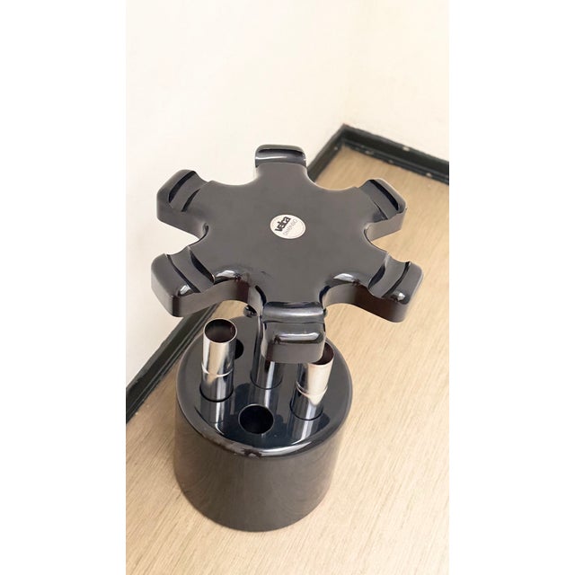 Vintage Italian Space Age Coat Rack with Umbrella Holder by Paolo Orlandini and Roberto Lucchi for Velca, 1970s For Sale - Image 11 of 18