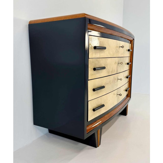 1940s Italian Art Deco Chest of Drawers, 1940s For Sale - Image 5 of 16