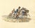 Traditional Flight of Bonaparte from the Battle of Krasnoi, 19th Century, Watercolour For Sale - Image 3 of 3