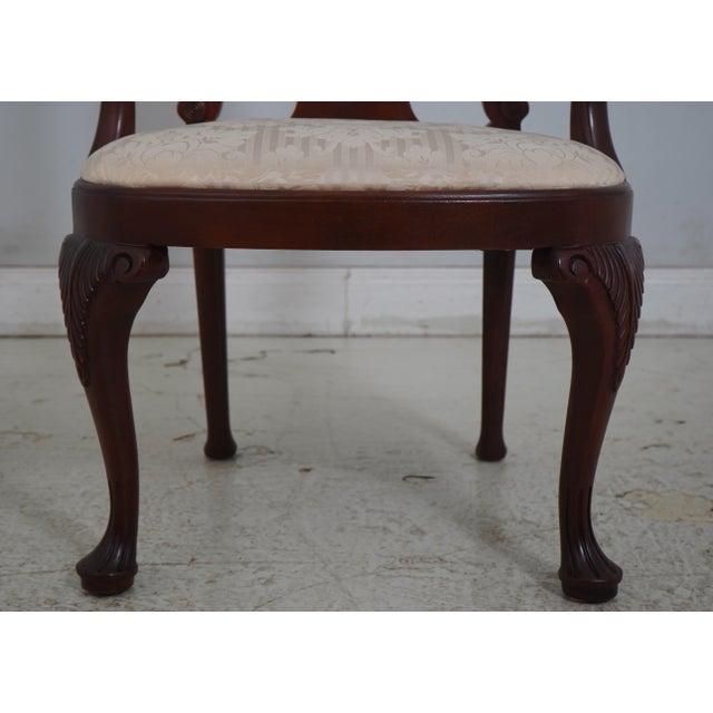 Set of 8 Baker Historic Charleston Mahogany Dining Room Chairs For Sale - Image 10 of 18