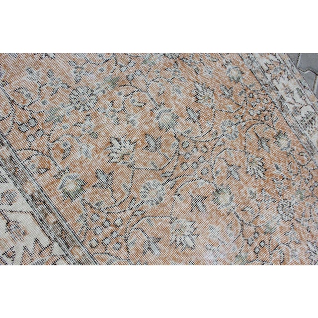 Distressed Turkish Area Rug - 48"x53" For Sale In Raleigh - Image 6 of 8