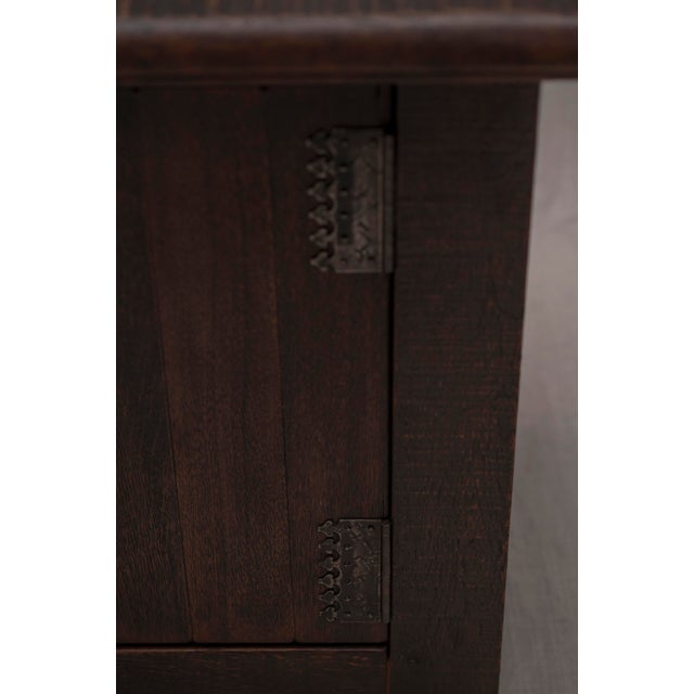 Brutalist French Brutalist Sideboard in Oak, 1970s For Sale - Image 3 of 18