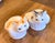 1990s Trompe-l'Oeil Ceramic Cats in Baskets Salt and Pepper Shakers - a Pair For Sale - Image 10 of 12