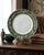 Green Les-Ottomans Italian Ceramic Tropical Jungle Relief Plate – Hand-Painted Green & White For Sale - Image 8 of 9