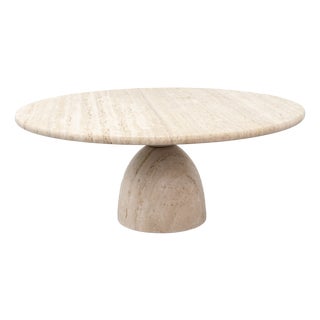 Travertine Finale Coffee Table by Peter Draenert for Draenert, 1970s For Sale