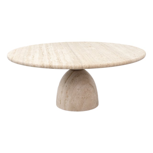 Travertine Finale Coffee Table by Peter Draenert for Draenert, 1970s For Sale
