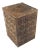 1920s Solid Heavy Wood Carved Covered Box For Sale