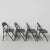 Industrial Steel Du-Al Folding Chairs from Dare Inglis, Set of 4 For Sale - Image 14 of 18