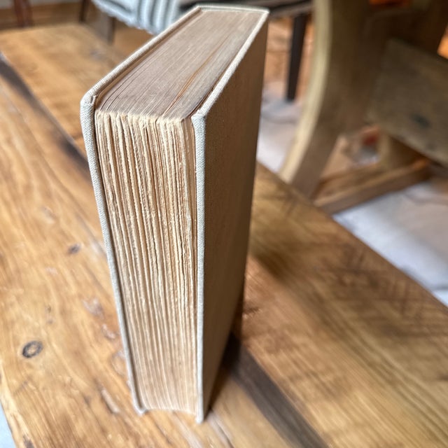 Tan 1940 Edition Ernest Hemingway for Whom the Bell Tolls Hardcover Book For Sale - Image 8 of 9