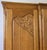 Vintage French Louis XVI Oak Four Door Carved Armoire For Sale - Image 3 of 12
