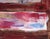Blocks of Color on a Red Field in Acrylic on Textured Paper by Blocks of Color on a Red Field in Acrylic on Textured Paper For Sale - Image 4 of 5