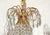 Brass Lead Crystal Nine-Light Chandelier from Palwa, 1950s For Sale - Image 4 of 13