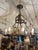 Antique Rustic Iron Neo Gothic Eight Light Chandelier. Professionally rewired January 2023. Nice rustic patina as shown. A...