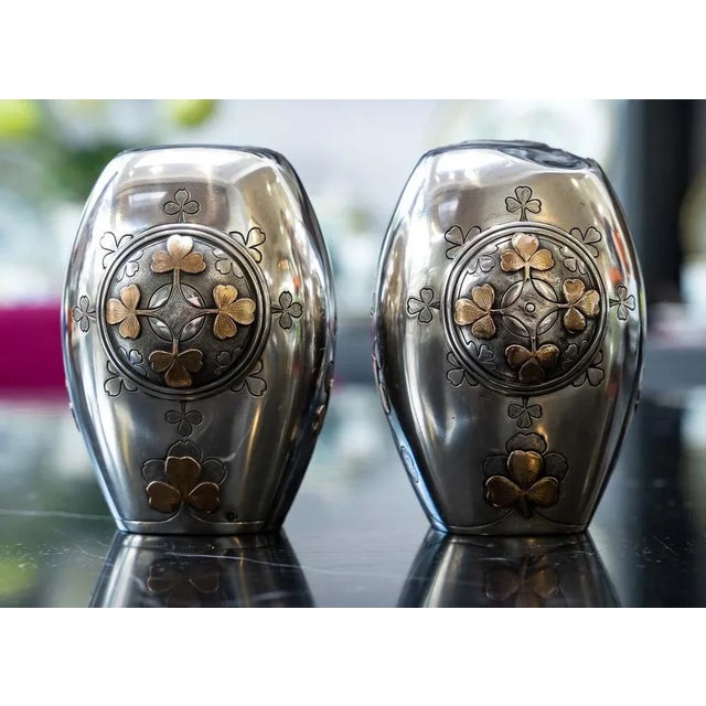 1910s Vases from Cardeilhac, 1910s, Set of 2 For Sale - Image 5 of 8