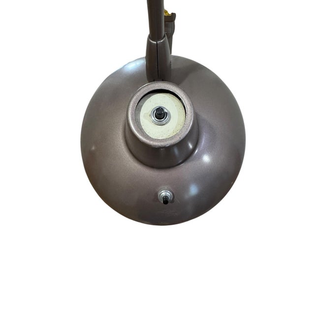 Mid 20th Century Mid 20th Century Dazor Industrial Floating Fixture Articulating Arm Floor Lamp For Sale - Image 5 of 11