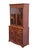 Duncan Phyfe Vintage Antique Solid Mahogany Traditional Duncan Phyfe Inspired 39" China Cabinet 1236 For Sale - Image 4 of 15
