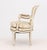 Late 20th Century Louis XV Style Cane Paneled Back Fauteuil For Sale - Image 5 of 6
