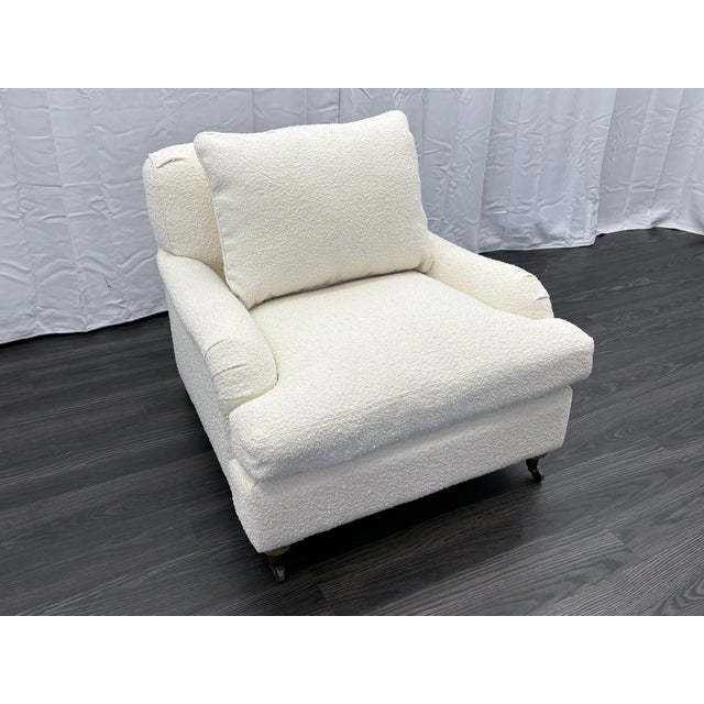 Rh English Classic Roll Arm Chair For Sale - Image 14 of 18