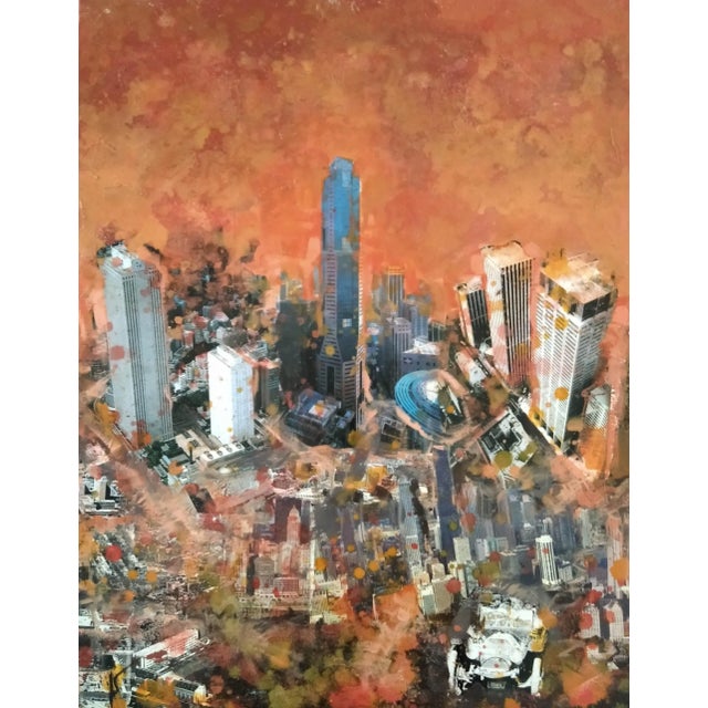 Ivory Albert Castañé, Untitled Landscape, 2006, Canvas Painting For Sale - Image 8 of 8