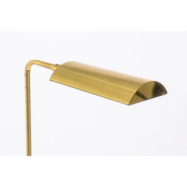 Vintage Koch & Lowy Brass Mid Century Modern Adjustable Reading Floor Lamp For Sale - Image 9 of 9