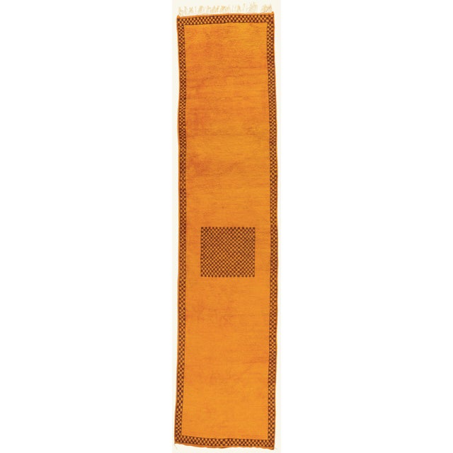 Vintage Taznakht Moroccan Rug, 04'04 X 18'10 For Sale - Image 11 of 11