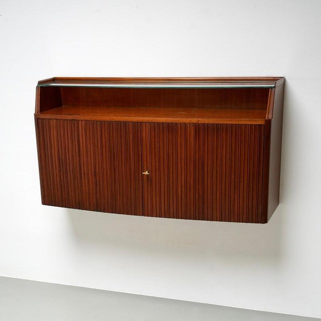 Wall-Mounted Sideboard by Paolo Buffa for Serafino Arrighi, Italy, 1950s For Sale - Image 9 of 12
