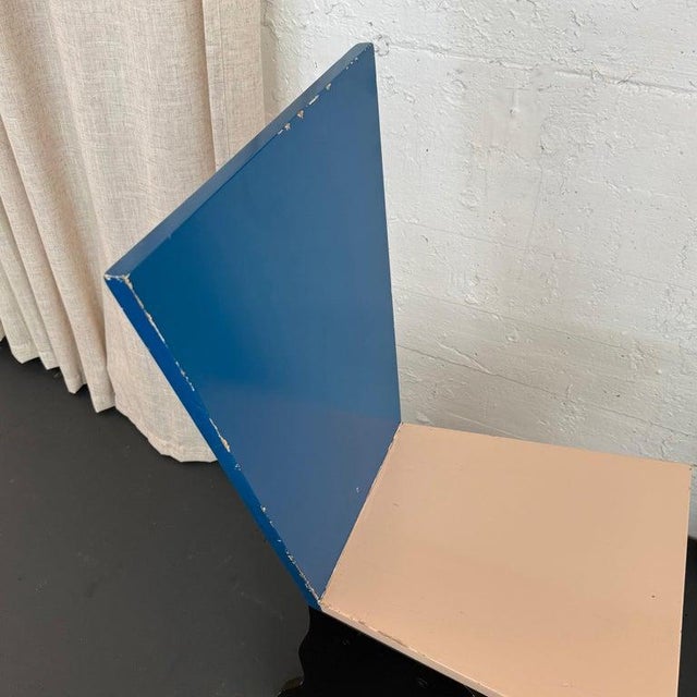 Vintage Postmodern "Ambrogio" Chair by Alessandro Mendini for Studio Alchimia For Sale - Image 9 of 11