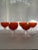 Vintage Orange Carlo Moretti Satin Glass Champagne Coupes- Set of 6 For Sale - Image 13 of 13