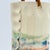 Contemporary 1992 Signed Studio Pottery Vase With Bamboo Handle Ceramic Vessel, Handcrafted Art Pottery For Sale - Image 3 of 12