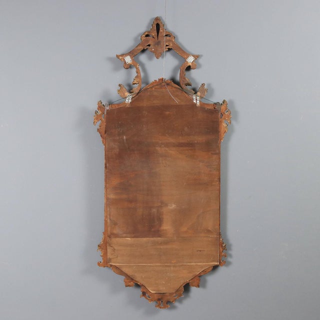 Carved and Gilded Wooden Mirror For Sale - Image 11 of 13