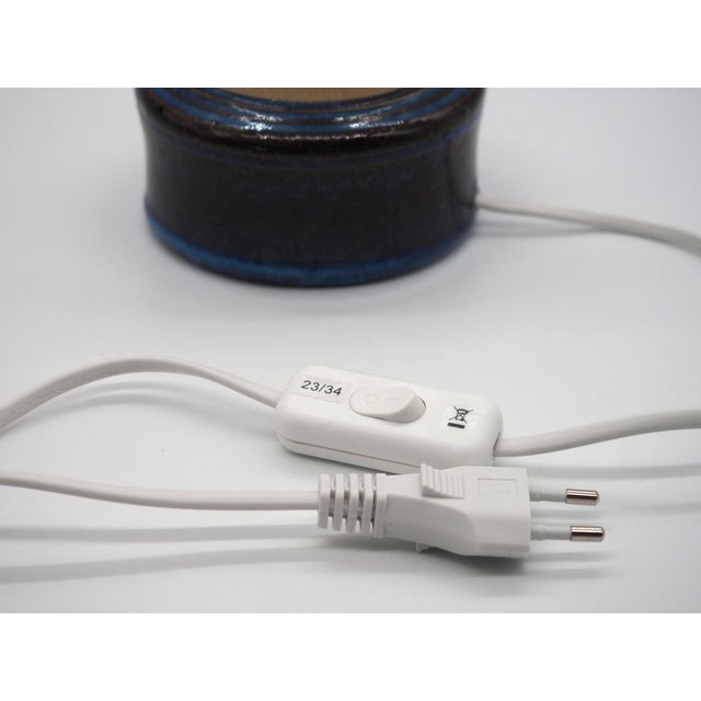 Beige Table Lamp by Maria Philippi for Søholm Bornholm For Sale - Image 8 of 10