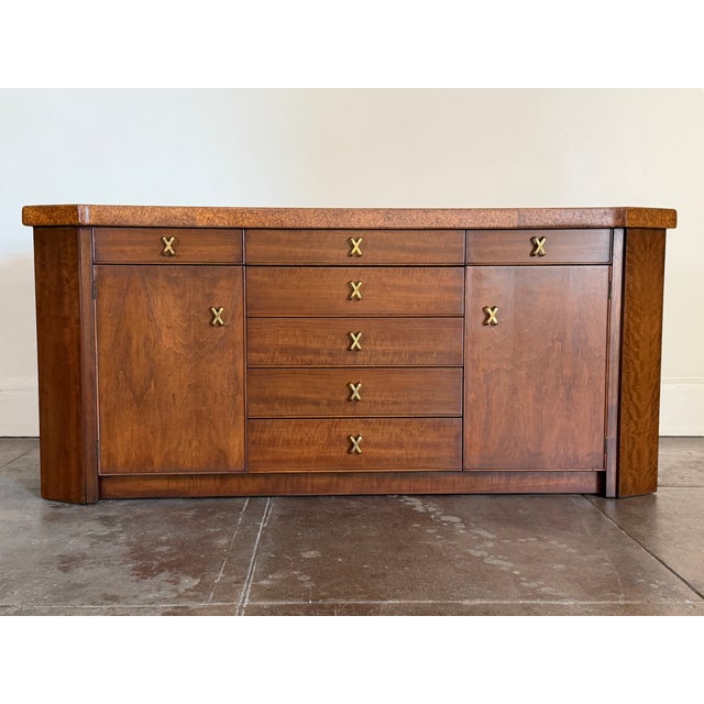 Mid Century Paul Frankl Cork Credenza For Sale - Image 10 of 13