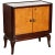 Wood Art Deco Mahogany, Burl Elm, Mirror & Glass Dry Bar Cabinet For Sale - Image 7 of 7