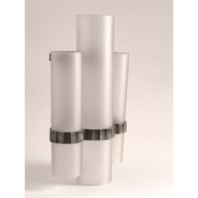 Large French Art Deco Corner Wall Light, 1930s For Sale - Image 4 of 9