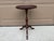 English Vintage Georgian Embossed Red Leather Top Mahogany Side Table For Sale - Image 3 of 10