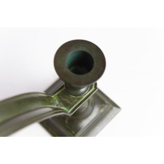 Art Deco Danish Candelabra in Disko Metal from Just Andersen, 1930s For Sale - Image 15 of 18