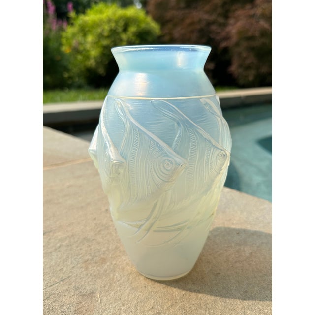 Art Deco Art Deco Sabino Fish Vase For Sale - Image 3 of 7
