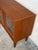 Mid-Century Modern Danish Teak Glass Door Cabinet Small Display Case Low Bookcase Storage Unit Denmark 1960s For Sale - Image 3 of 10