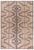 Doris Leslie Blau Moroccan Vintage Geometric Tan With Brown Rug Reed And Leather For Sale