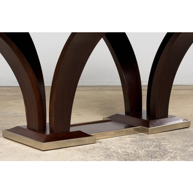 Wood 1930s Parisan Art Deco Rosewood Dining Table For Sale - Image 7 of 18